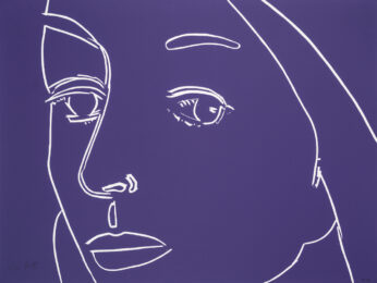 Ada (Purple) by Alex Katz at Michael Lisi/Contemporary Art
