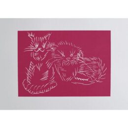 Cats – pink edition by Ai Weiwei at Dovehouse Contemporary