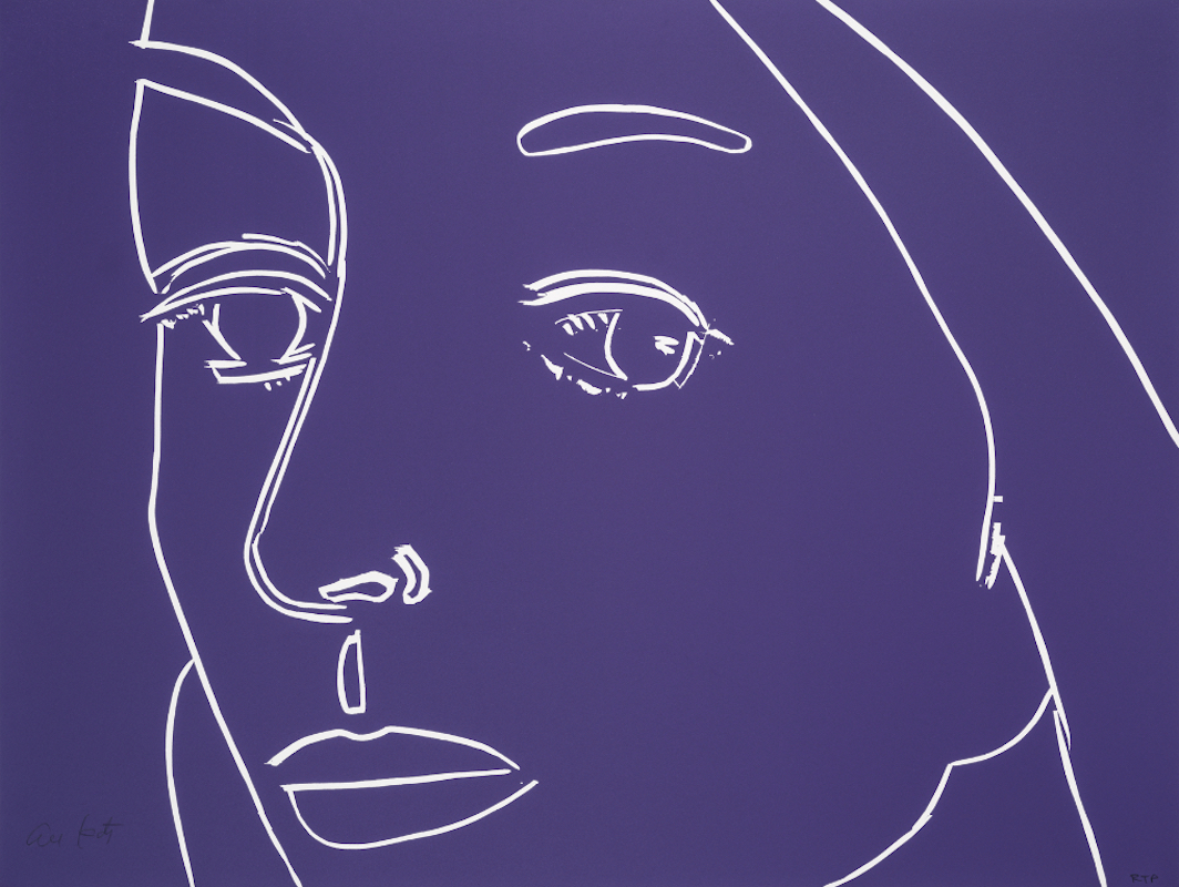Ada (Purple) by Alex Katz