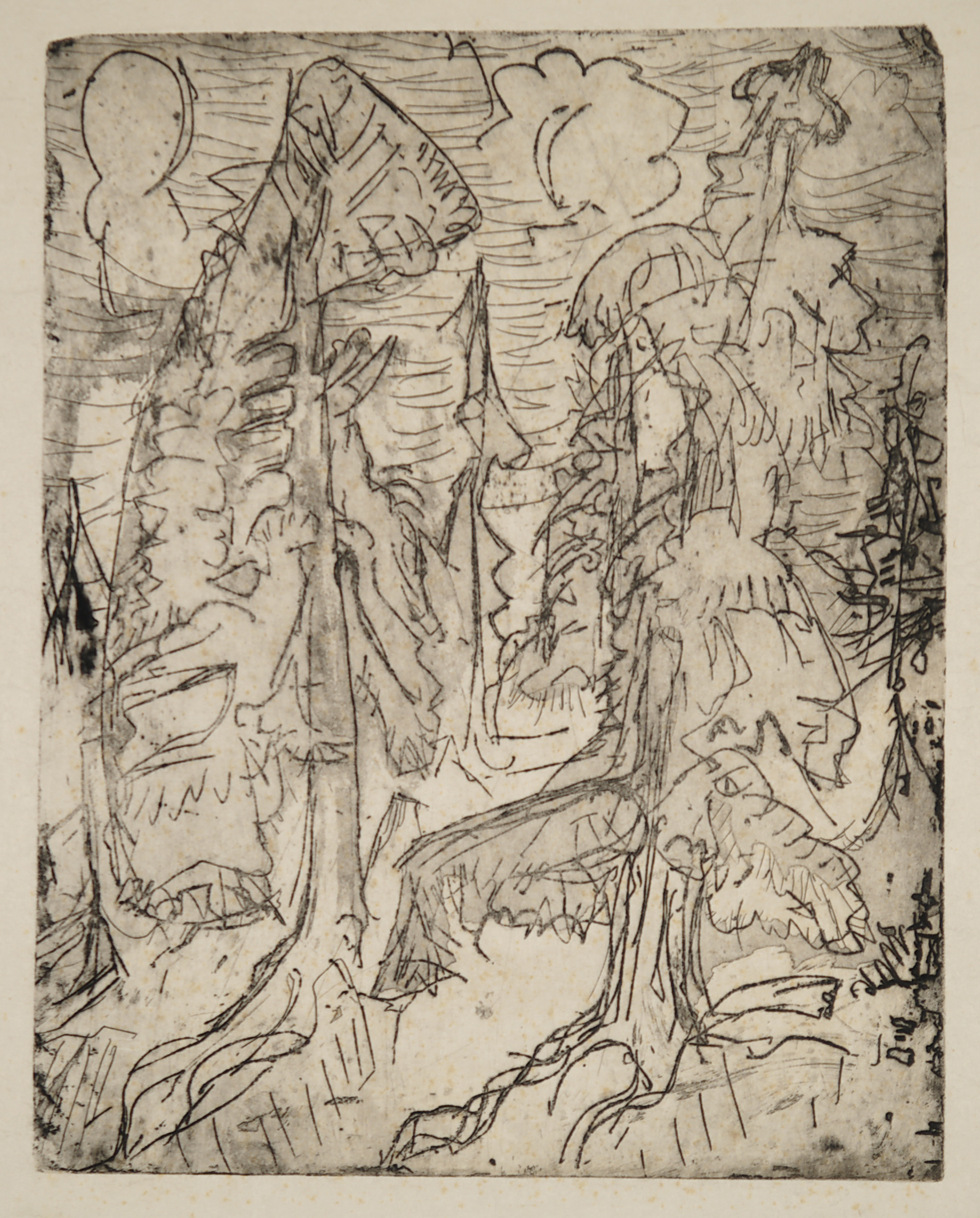 Bergtannen by Ernst Ludwig Kirchner