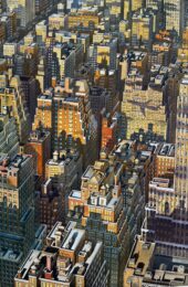 New Morning (with plane) by Art Werger at ebo Gallery