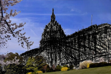 Obliterated Power (Capitol) by Dread Scott at Lower East Side Printshop