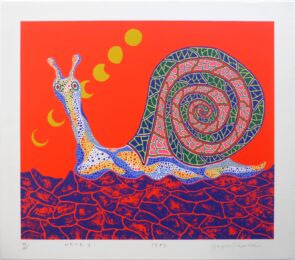 Snail by Yayoi Kusama at Vogtle Contemporary