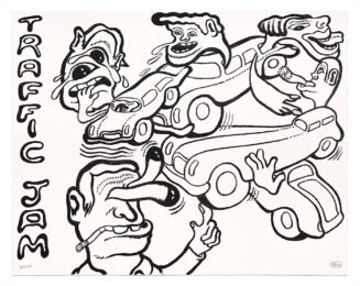 Traffic Jam by Peter Saul at Counter Editions