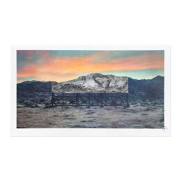 Trompe l’Oeil, Death Valley, Billboard, March 4 by JR at MLTPL