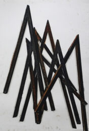 indeterminate lines by Bernar Venet at Gallery Har-El, Printers & Publishers