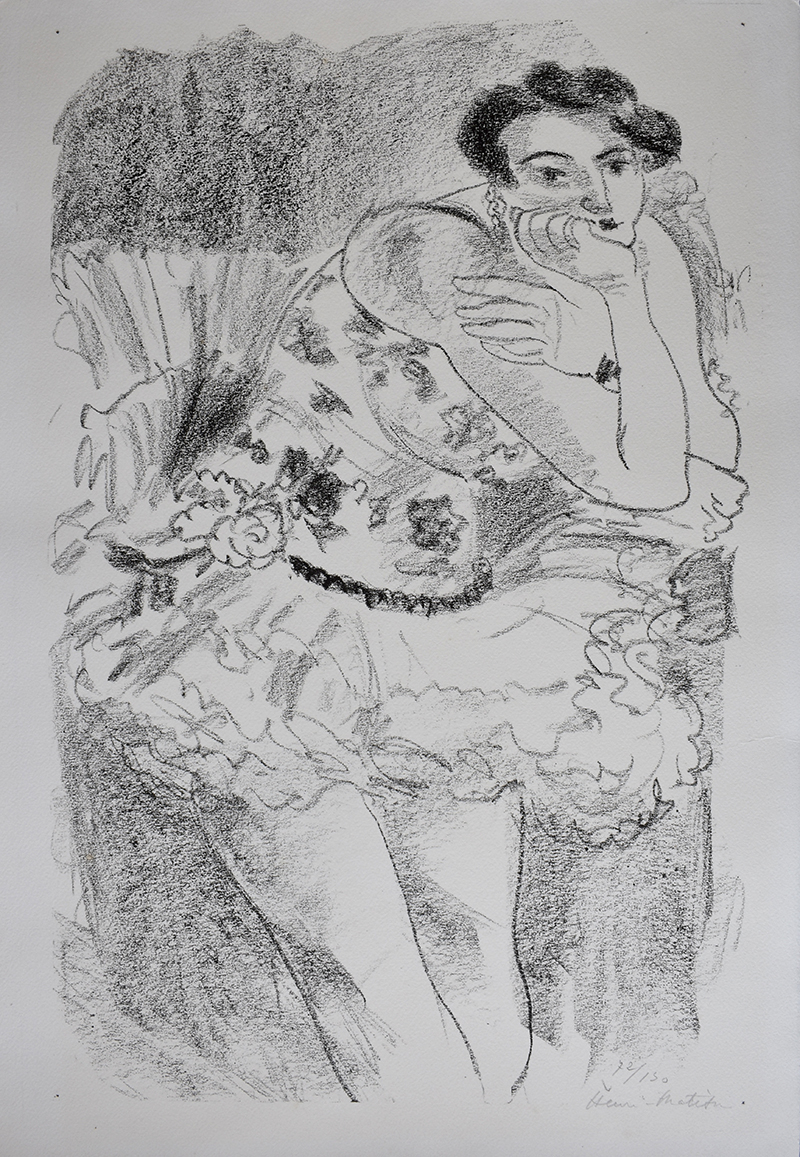 Standing Dancer, Leaning, from: Ten Dancers by Henri Matisse