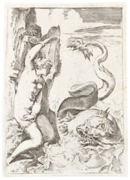 Andromeda by Agostino Carracci at Emanuel von Baeyer - Cabinet