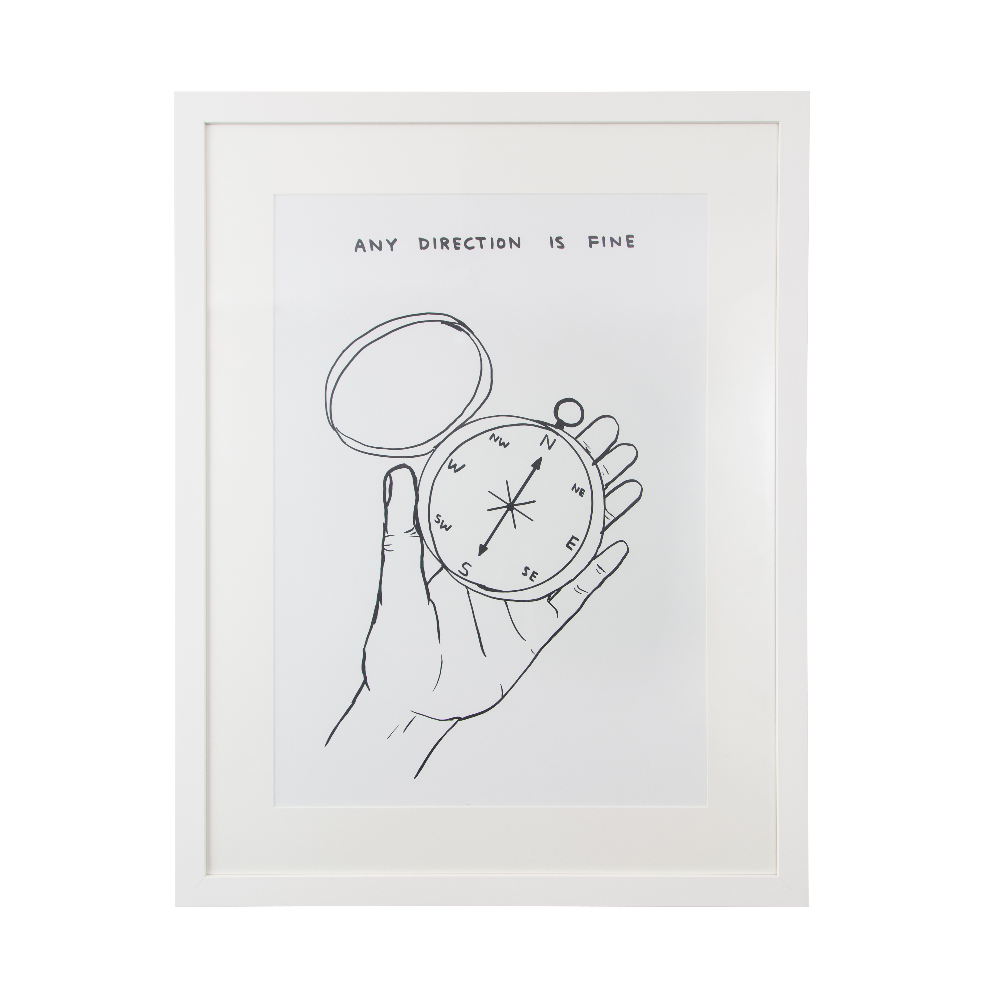 Any Direction Is Fine by David Shrigley