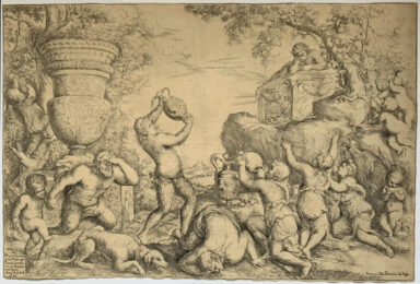 Bacchanal by Giovanni Andrea Podestà at Emanuel von Baeyer - Cabinet