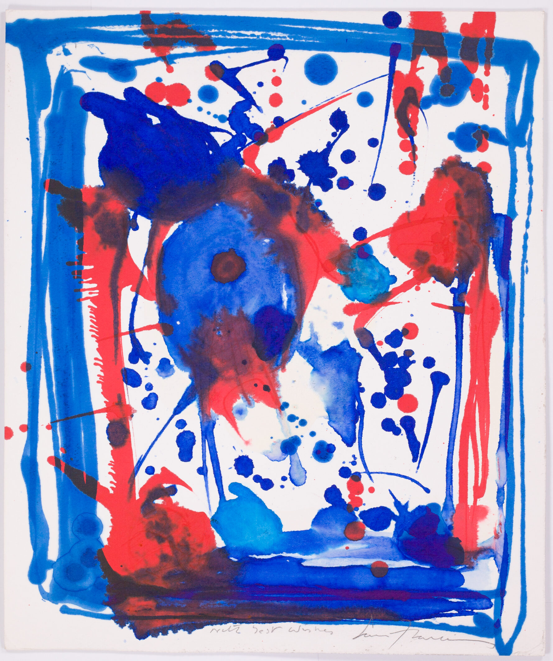 Untitled by Sam Francis