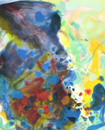 Composition II, from: Blue Season by Chu Teh-Chu at Gilden's Art Gallery