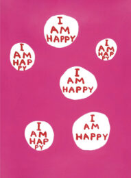 I am happy by David Shrigley at Dovehouse Contemporary