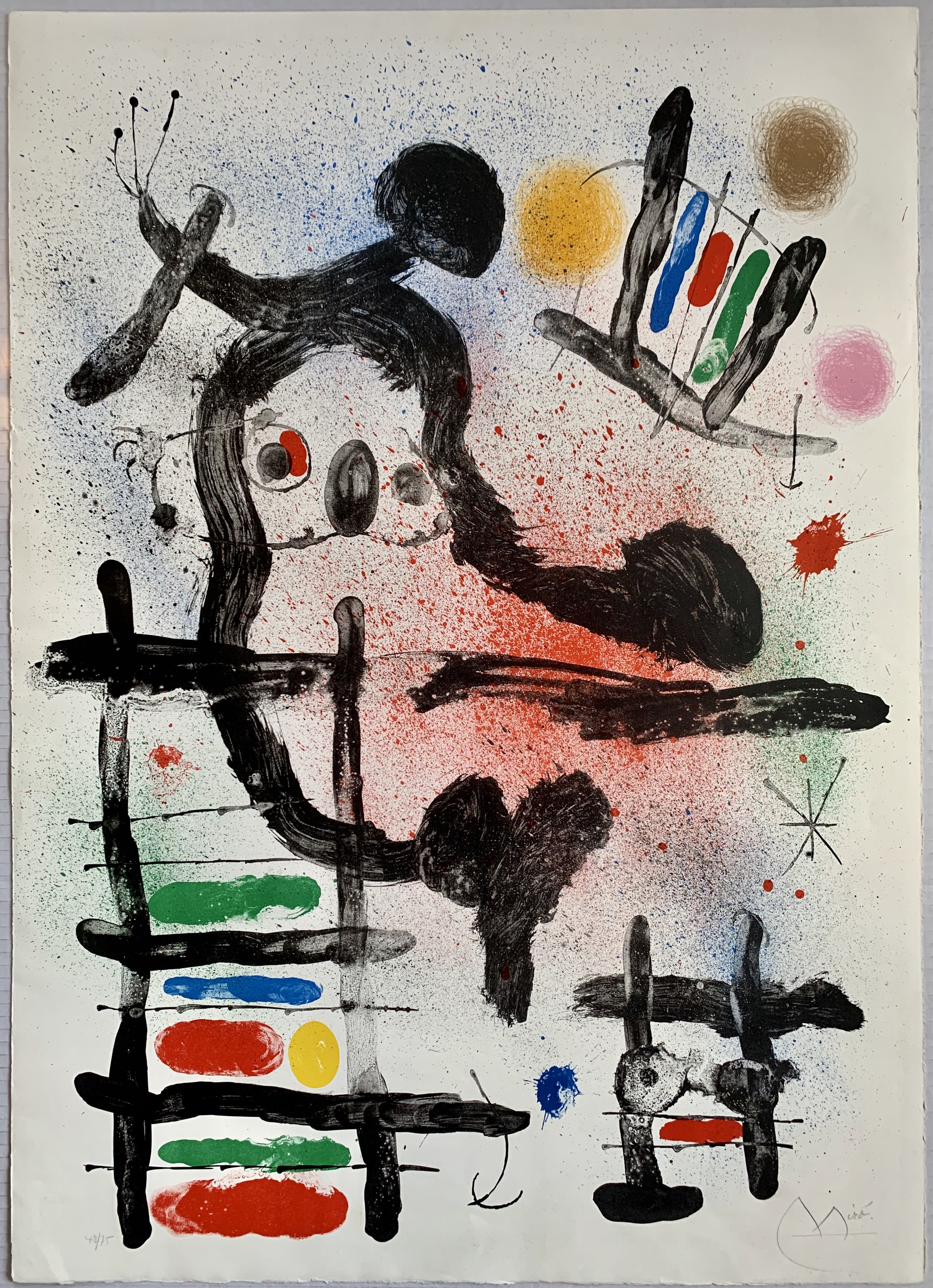 Oiseau fronde (Slingshot Bird) by Joan Miro