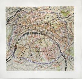 Paris by Paula Scher at Sims Reed Gallery (IFPDA)
