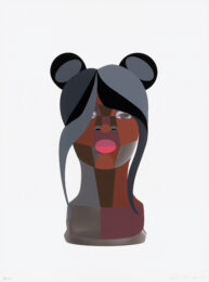 Style Variation 2 (Space Buns) by Derrick Adams at Tandem Press (IFPDA)