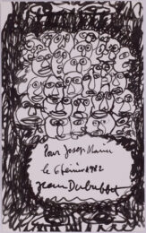 Untitled by Jean Dubuffet at Sylvan Cole Gallery