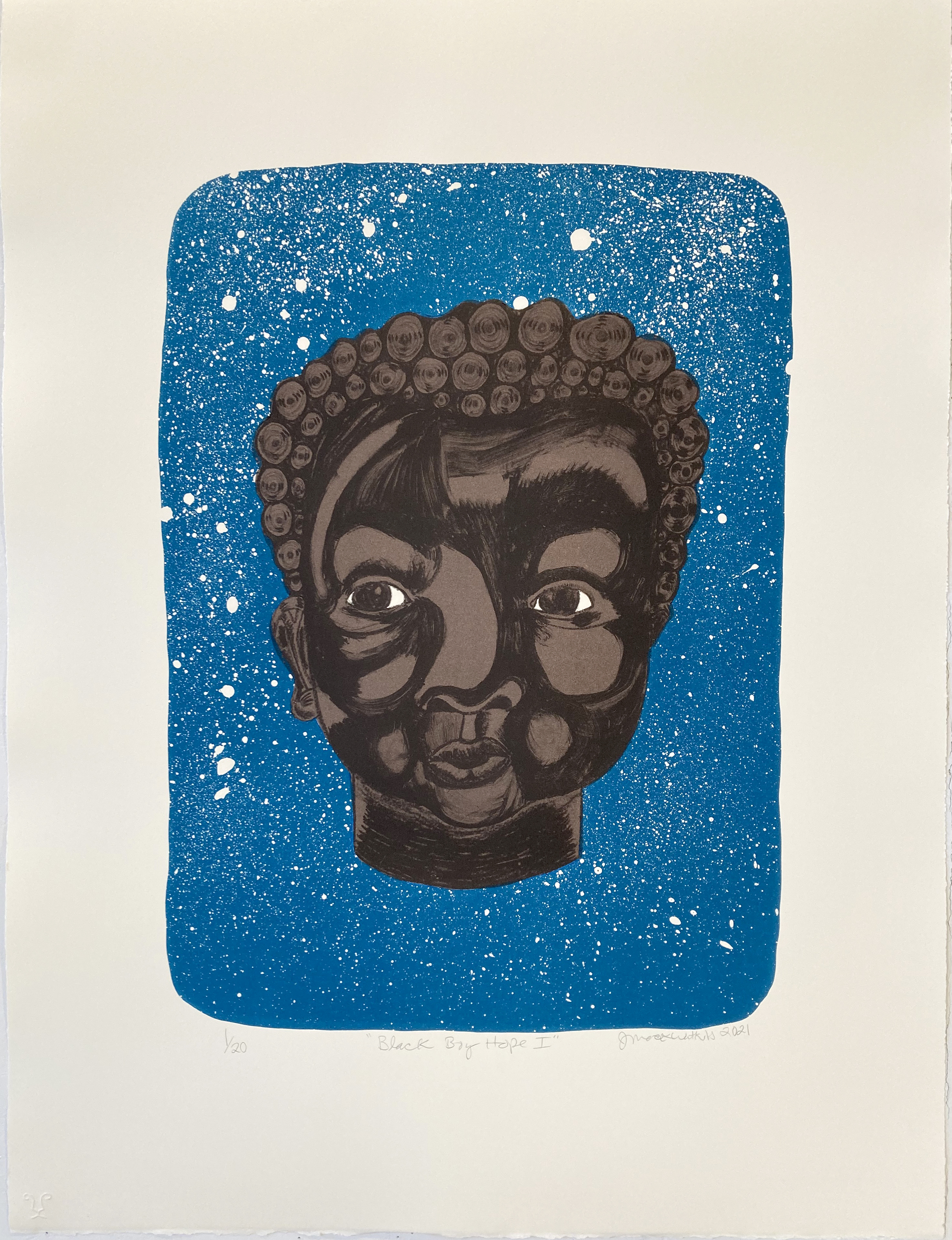Black Boy Hope I by Jennifer Mack Watkins