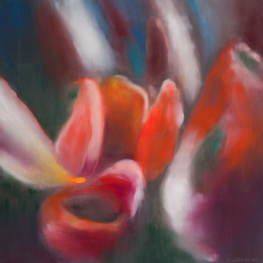 Five Tulips by Ross Bleckner