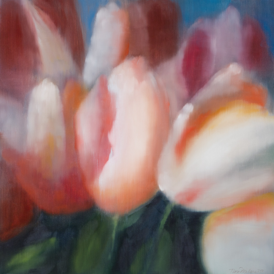 Six Tulips by Ross Bleckner