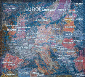 Europe by Paula Scher at Jim Kempner Fine Art