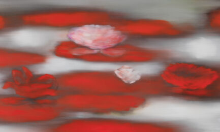 Floating Red by Ross Bleckner at Michael Lisi/Contemporary Art