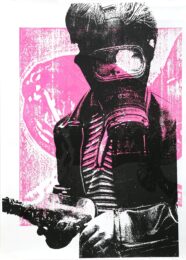 Molotov Cocktail Boy + Bondage by Russell Young at Addicted Art Gallery
