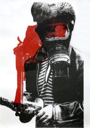Molotov Cocktail Boy + Gun by Russell Young at Addicted Art Gallery