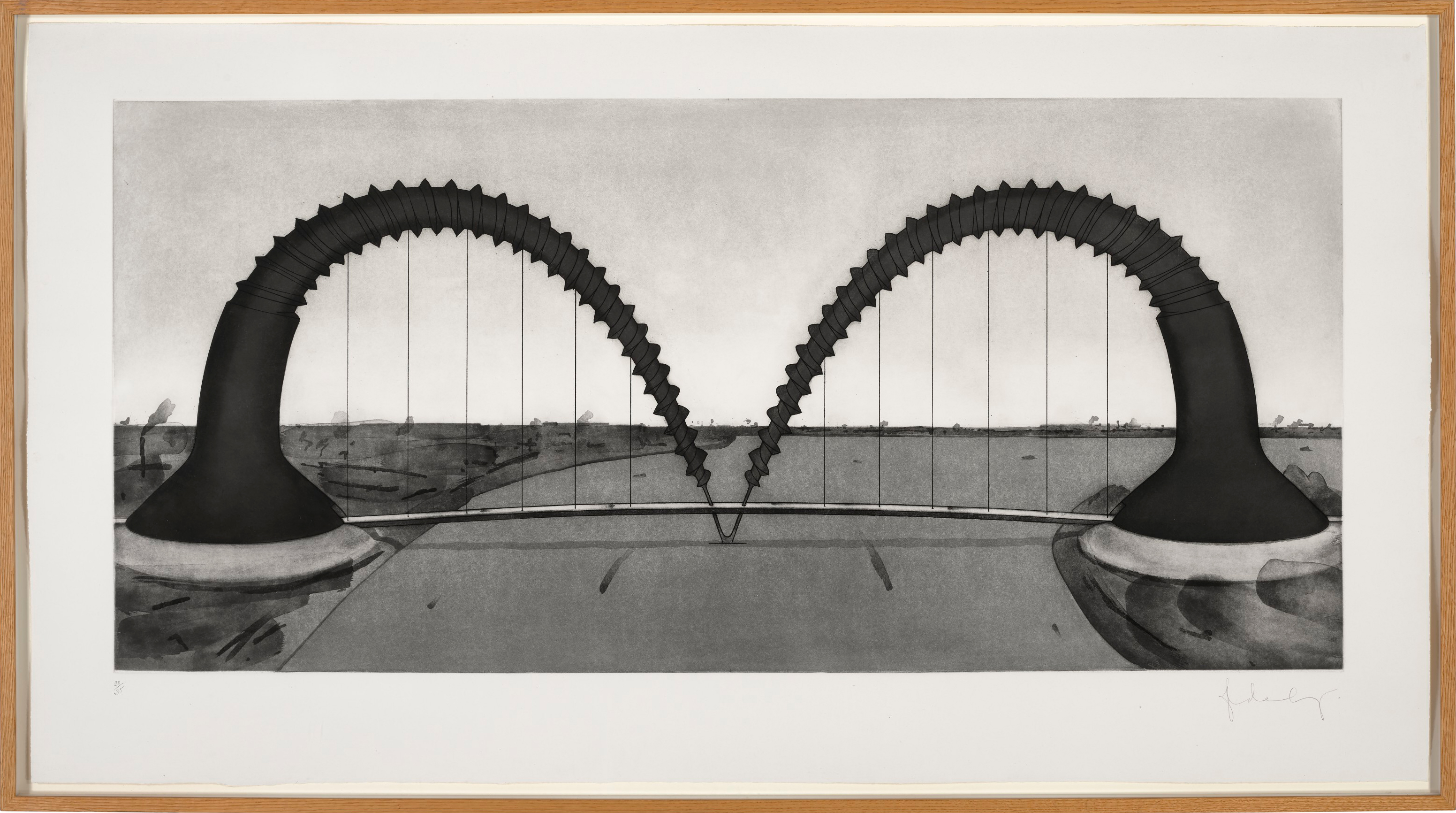 Screw Arch Bridge (State II) by Claes Oldenburg