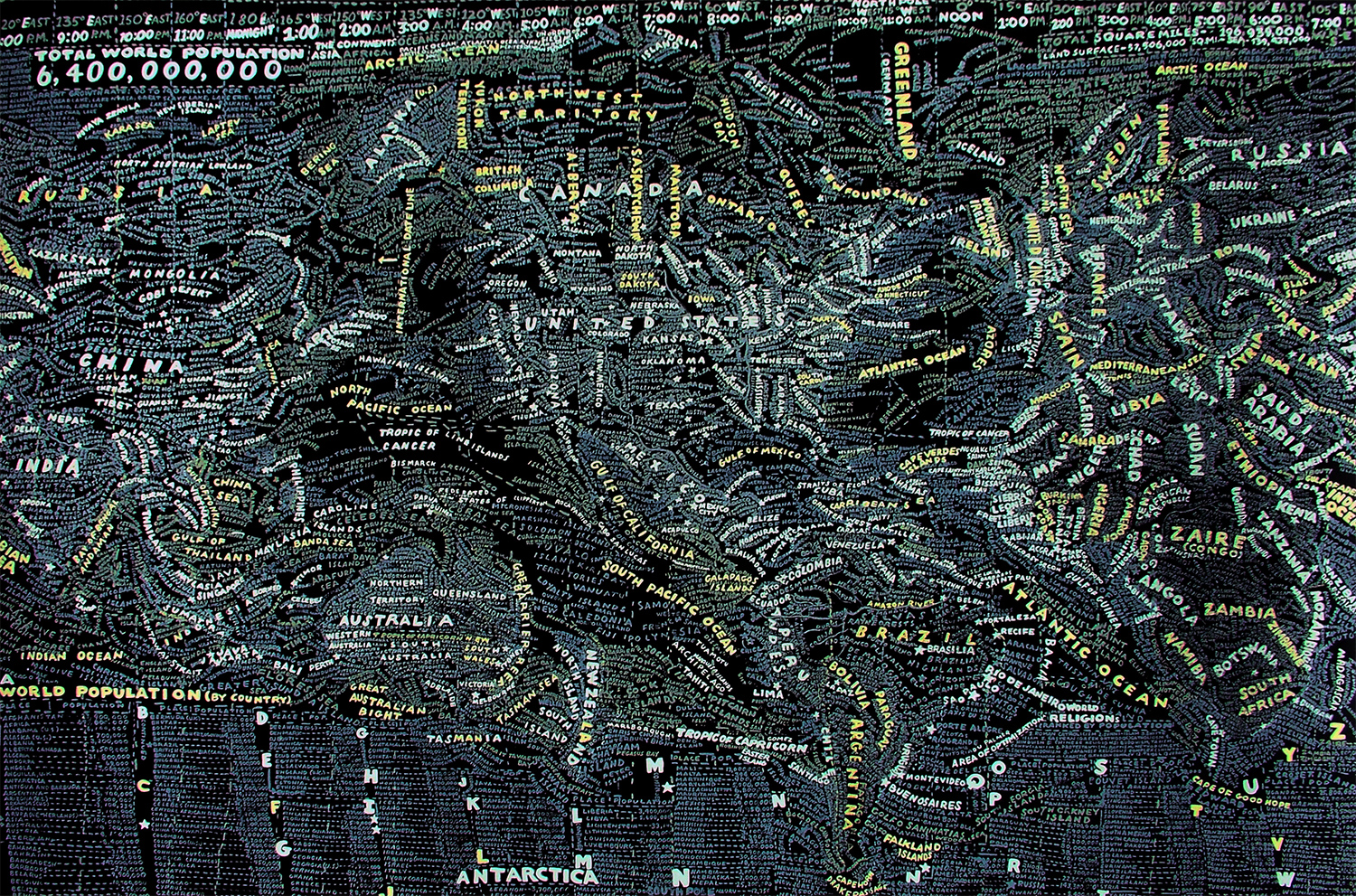 The Dark World by Paula Scher