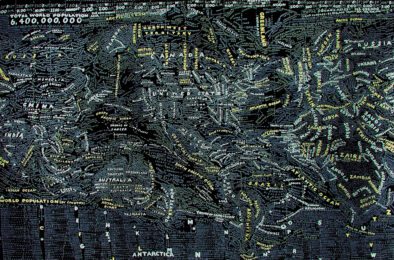 The Dark World by Paula Scher at Jim Kempner Fine Art