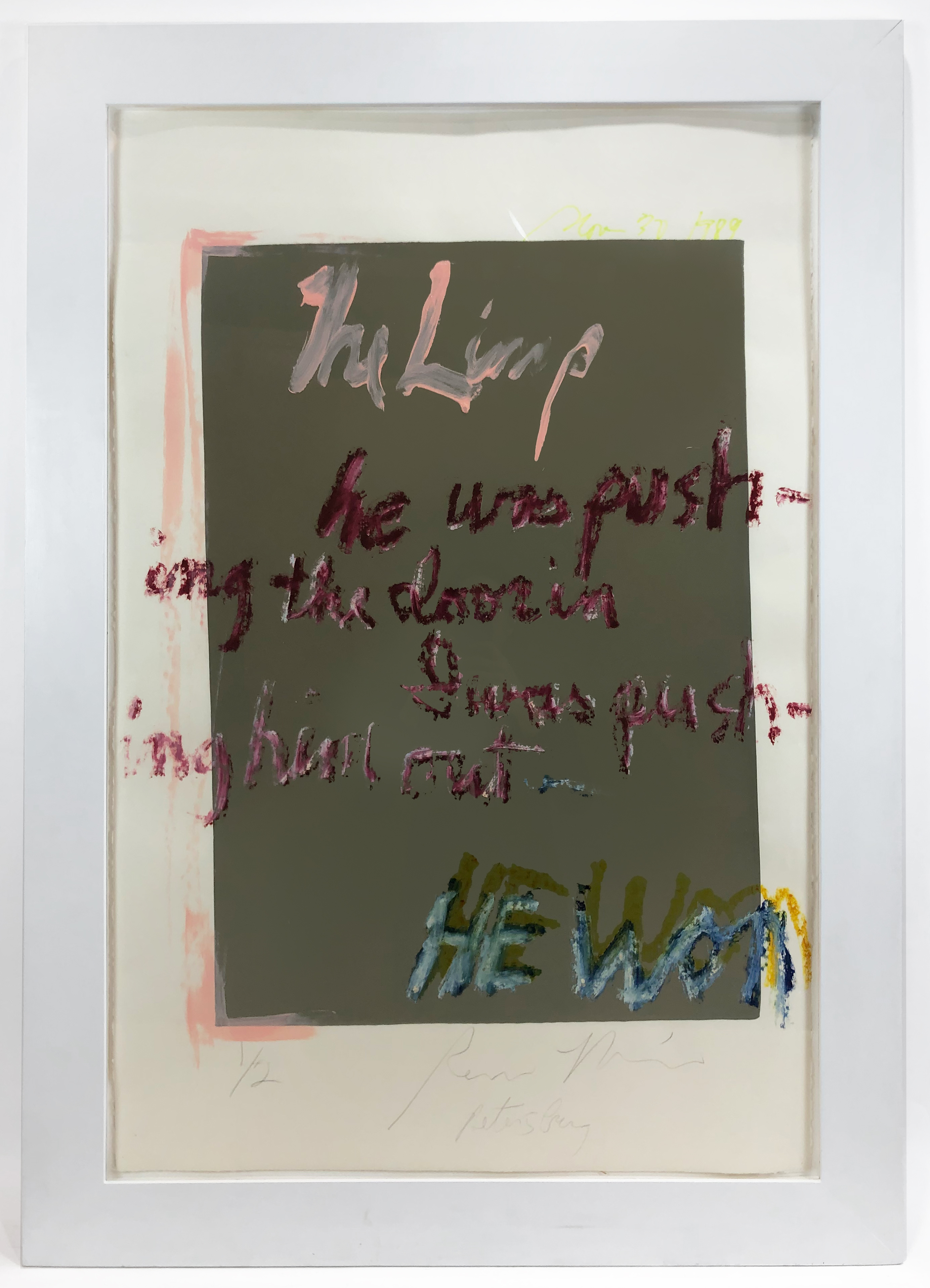 The Limp by Rene Ricard