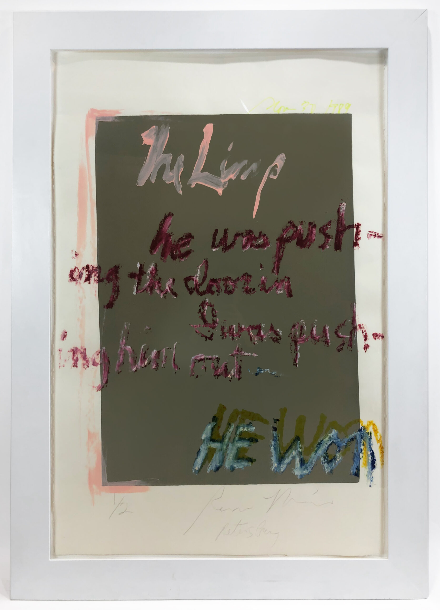 The Limp by Rene Ricard