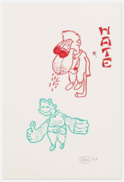 Untitled (from the Stamped Indelibly Portfolio) by Peter Saul at Robert Fontaine Gallery