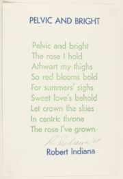 Untitled (from the Stamped Indelibly Portfolio) by Robert Indiana at Robert Fontaine Gallery