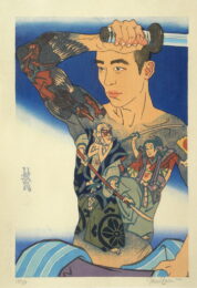 Ushiwakamaru and Benkei by Paul Binnie at ebo Gallery