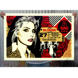 Blondie on Bowery by Shepard Fairey at Gary Lichtenstein Editions