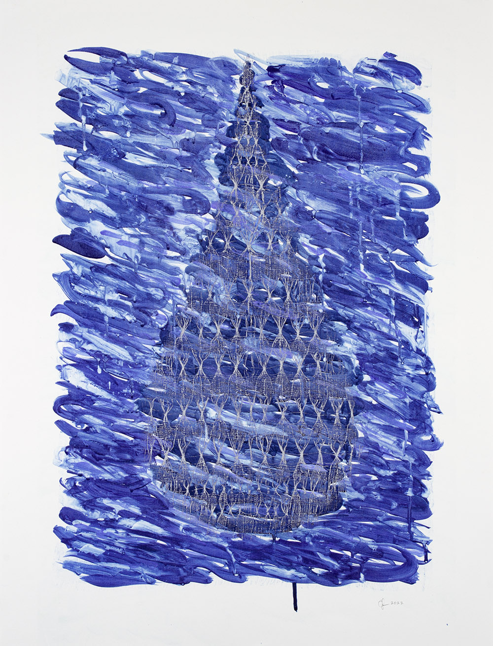 Blue Drop 1 by Wendy Kowynia
