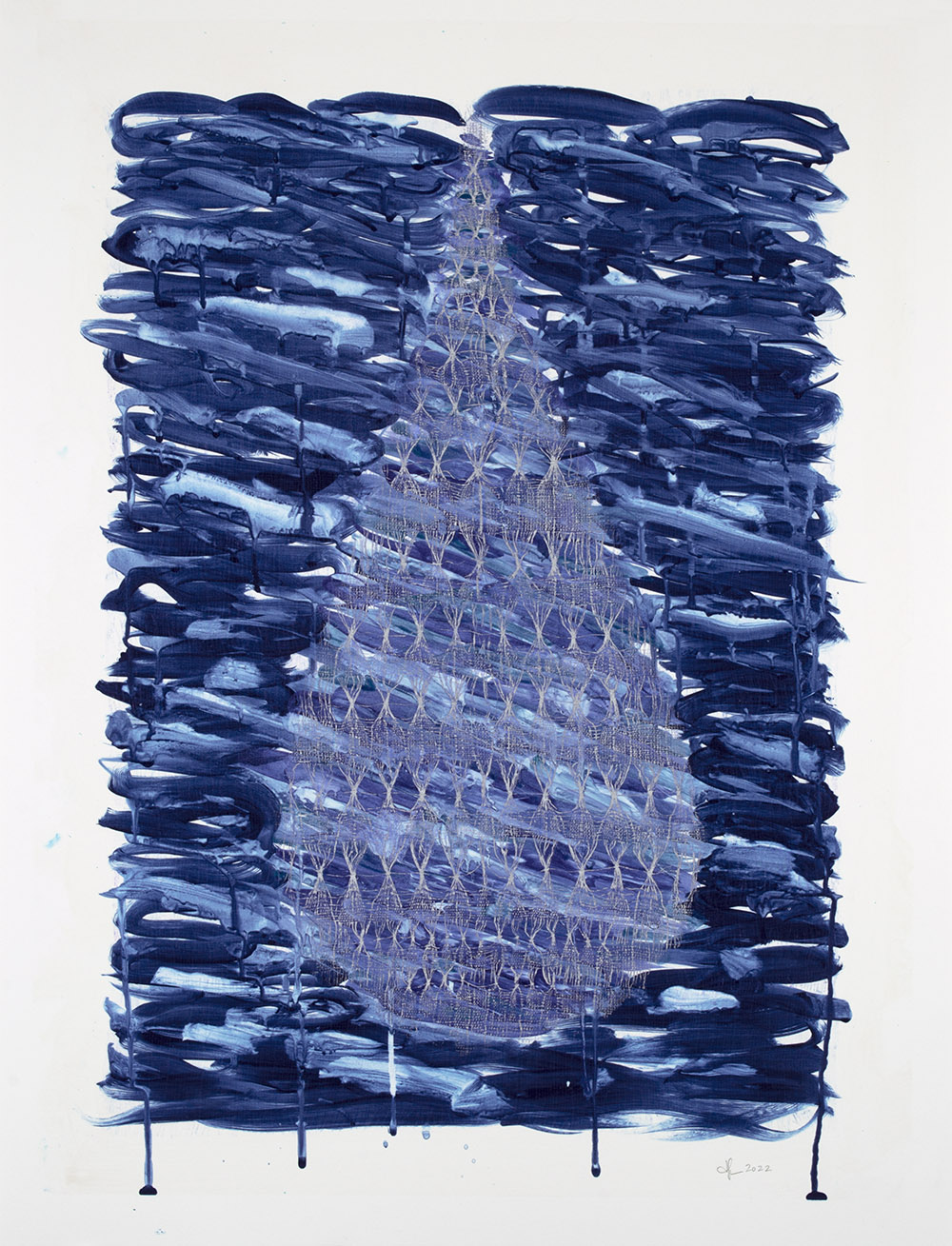 Blue Drop 4 by Wendy Kowynia