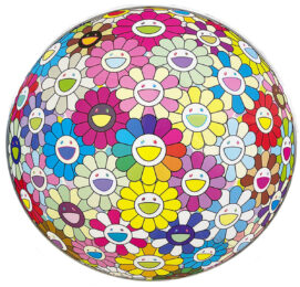 Burying My Face in the Field of Flower by Takashi Murakami at Vogtle Contemporary