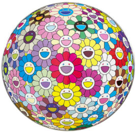 Flowerball: Colorful, Miracle, Sparkle by Takashi Murakami at Vogtle Contemporary
