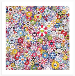 Flowers with Smiley Faces by Takashi Murakami at Vogtle Contemporary