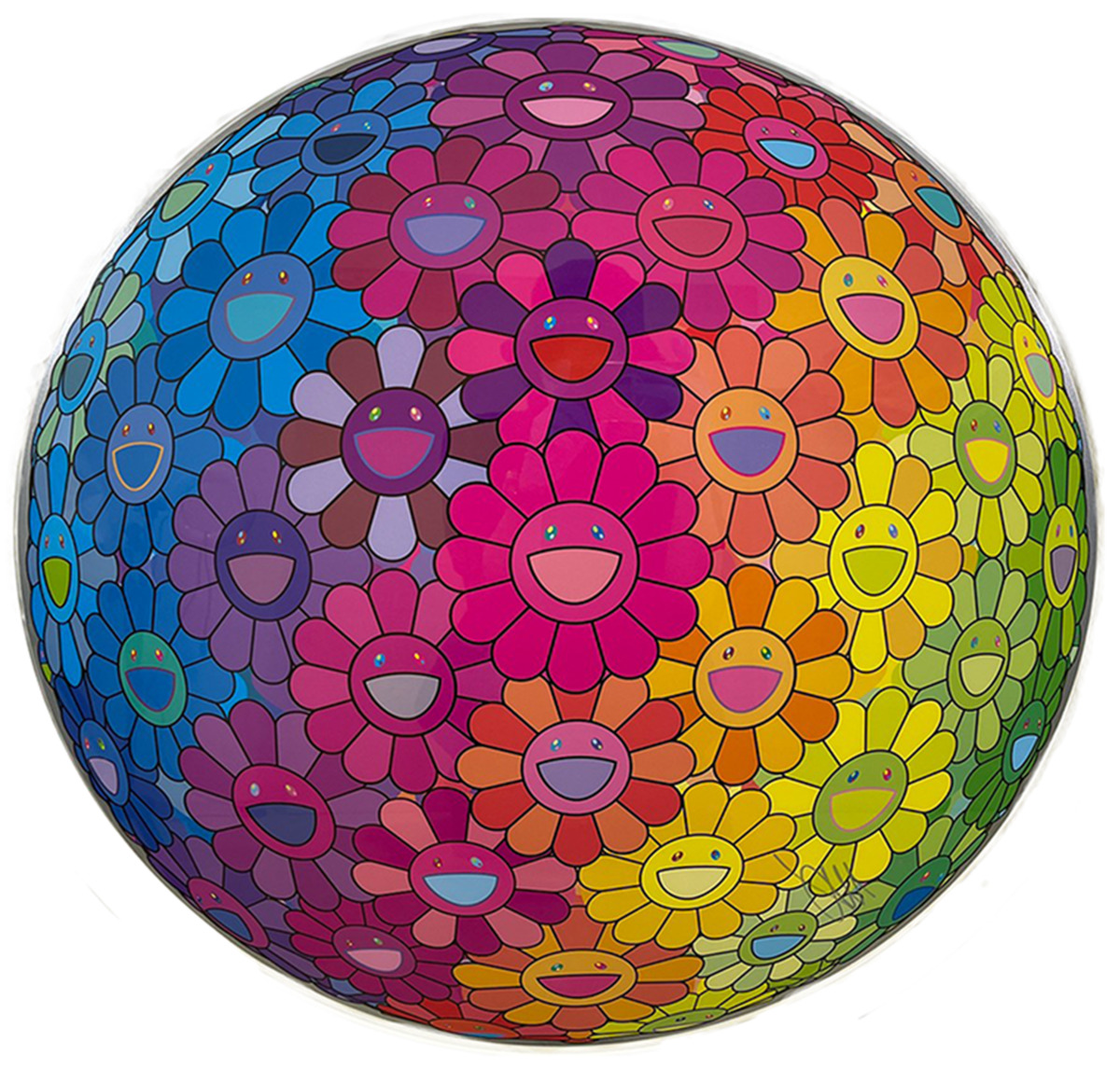 Inside the Rainbow’s Heart by Takashi Murakami