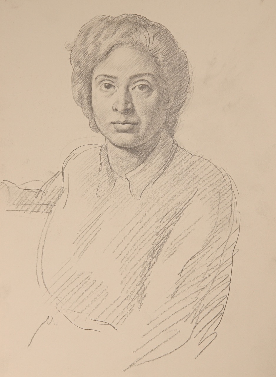 Portrait of a woman by Charles Sargeant Jagger