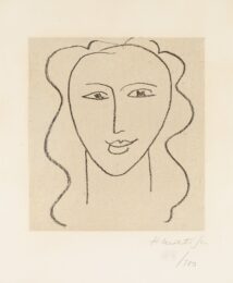 Study for the Virgin – Face by Henri Matisse at Christopher-Clark Fine Art