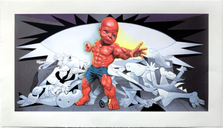 Temper Tot Tramples Guernica by Ron English at Gary Lichtenstein Editions