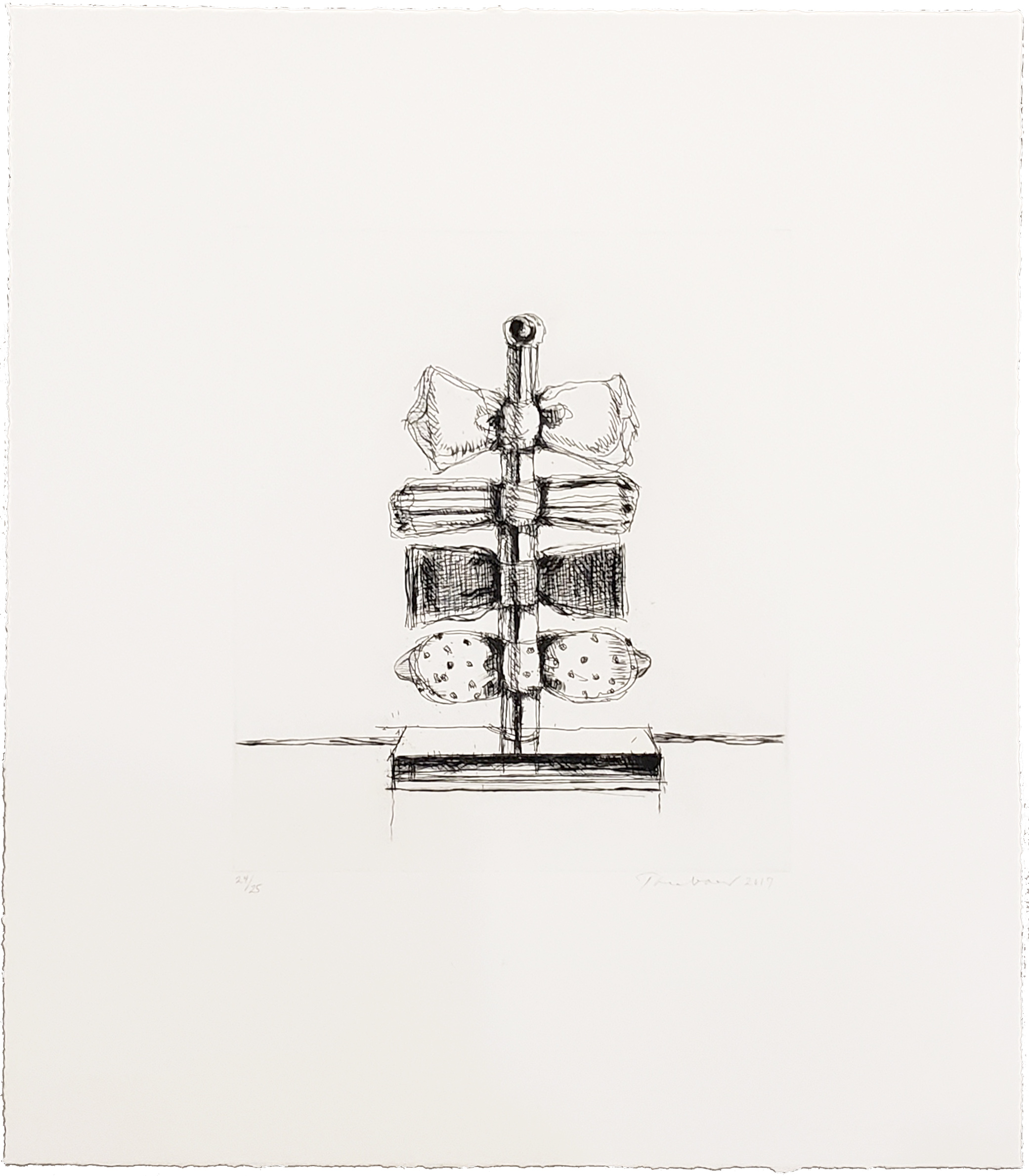 Bow Tie Trees by Wayne Thiebaud