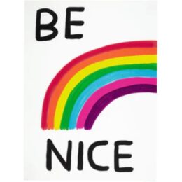 Be Nice by David Shrigley at Dovehouse Contemporary