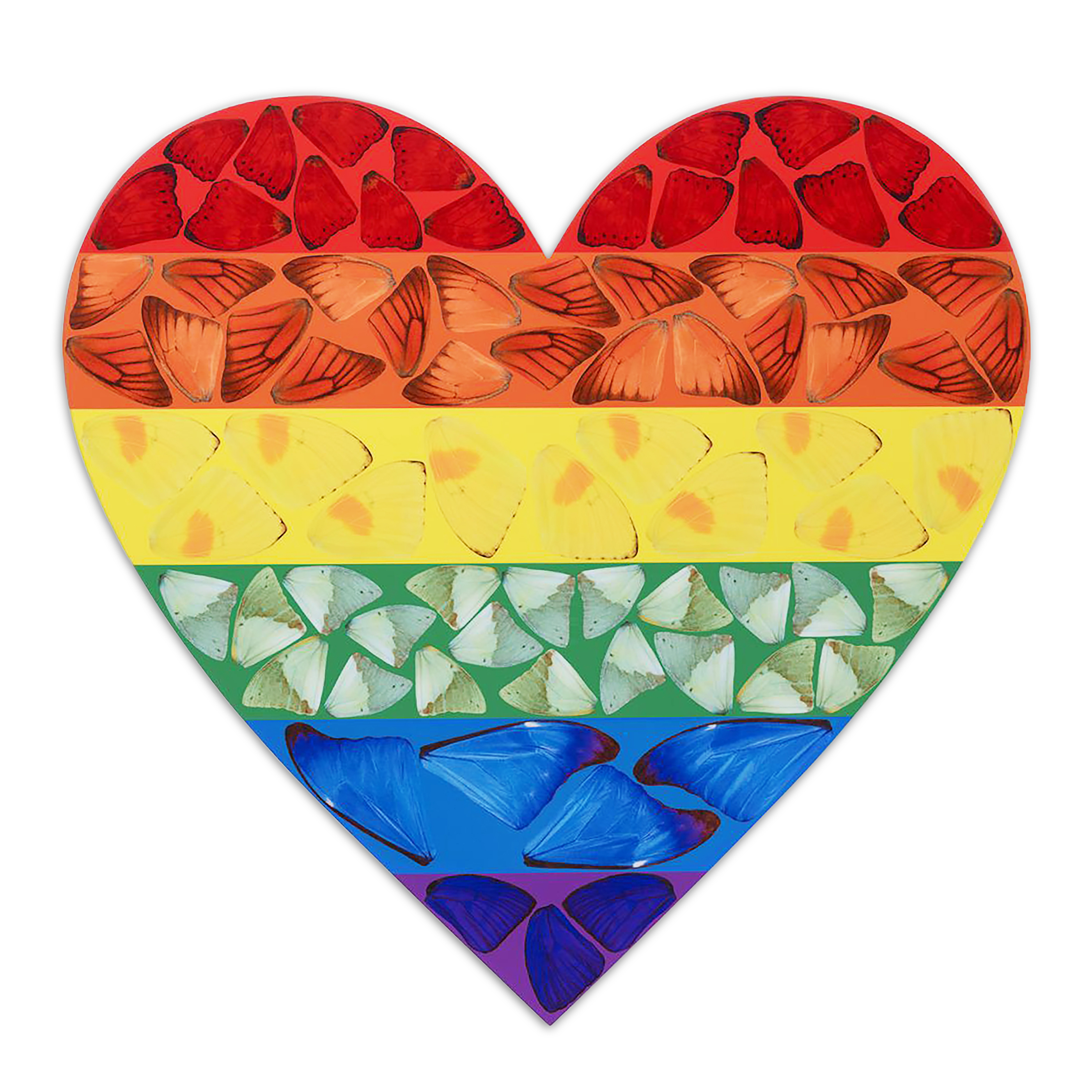 Butterfly Heart (Large) H7-3 by Damien Hirst