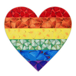 Butterfly Heart (Large) H7-3 by Damien Hirst at Taglialatella Galleries
